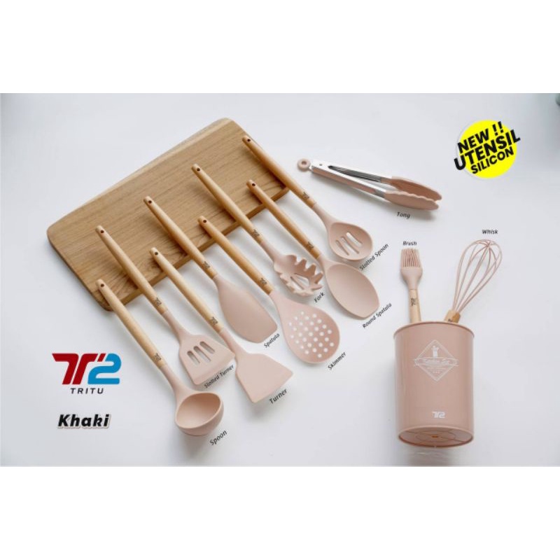 [EB] Sutil Tritu Set 11+1 pcs Tritu Kitchen Set Utensil