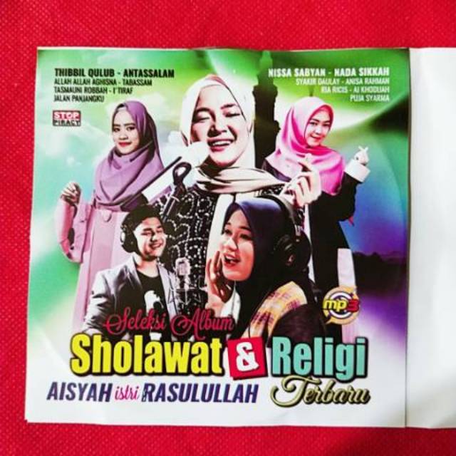 Kaset Mp3 Lagu Sholawat Terbaru Aisyah Istri Rosulullah Shopee Indonesia