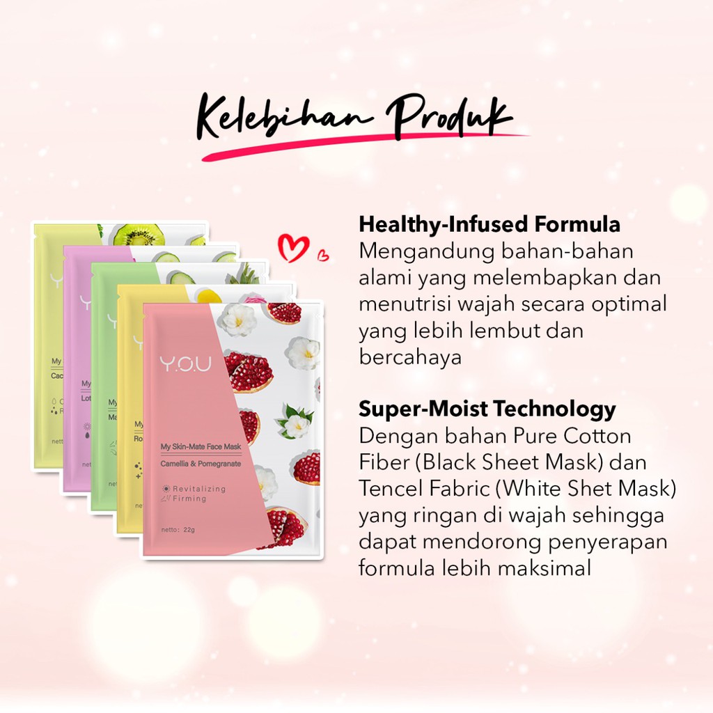 Kosmetik You Masker Wajah / My Skin Matte Face Mask / Purifying Bubble Sheet Mask