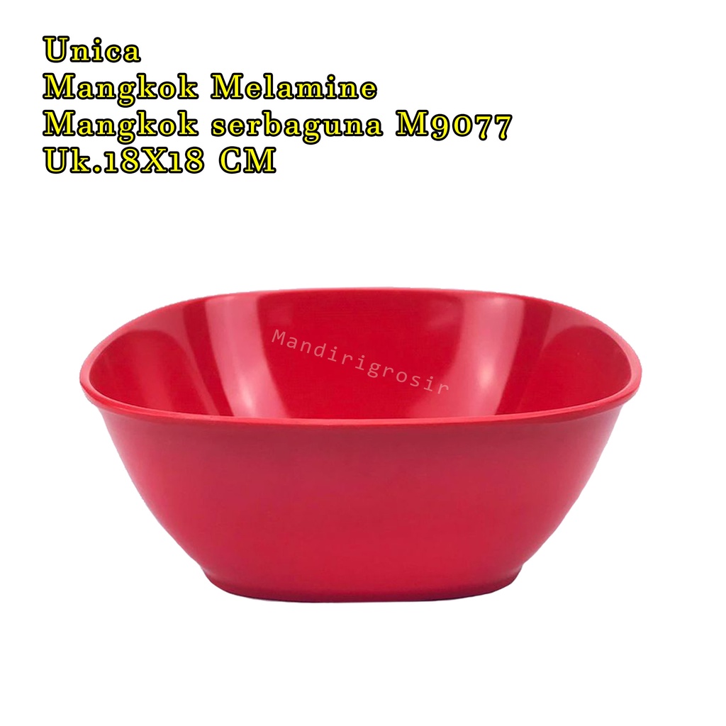 Unica * Mangkok Melamine * Mangkok serbaguna * M9077 * Uk.18X18 CM