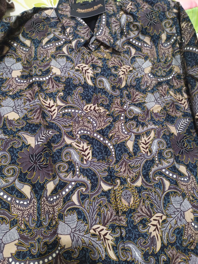 Kemeja Batik Pria Slimfit Jayabayabatik Zamrud Series