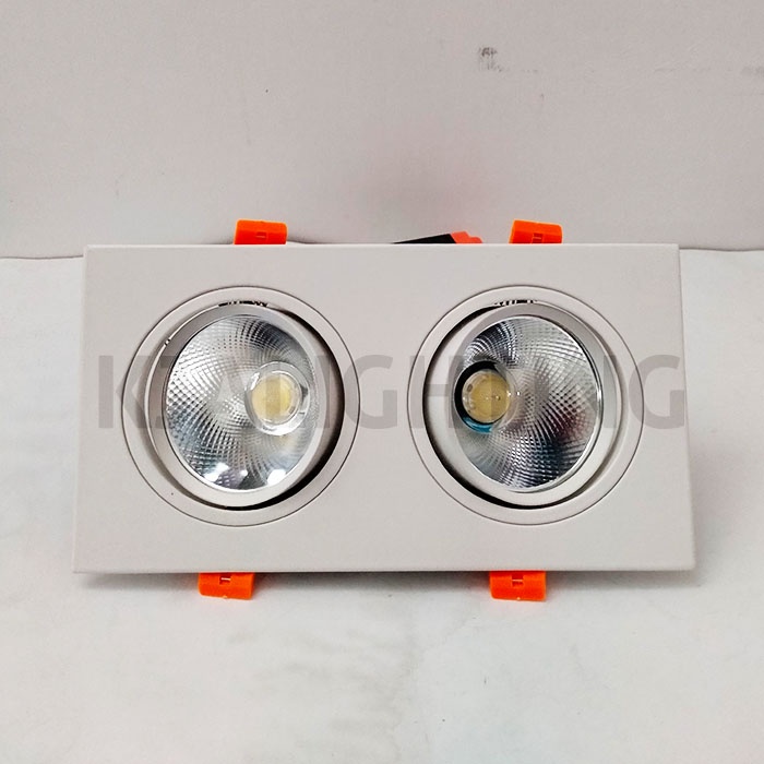 KAMISU DOWNLIGHT TANAM LED 2 X 12 WATT WHITE CK-9024S