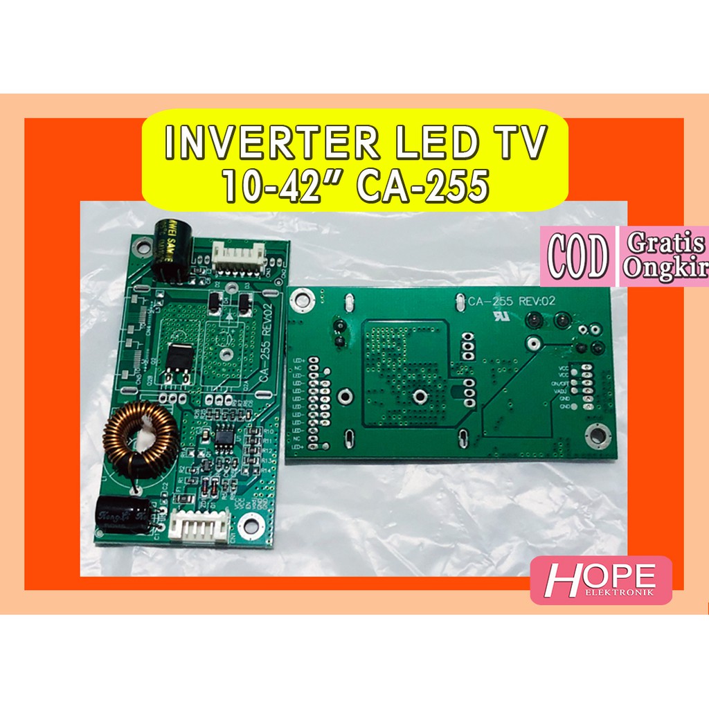 Inverter BL universal DC DC step up 10-42 inch LED LCD TV Backlight modif inverter