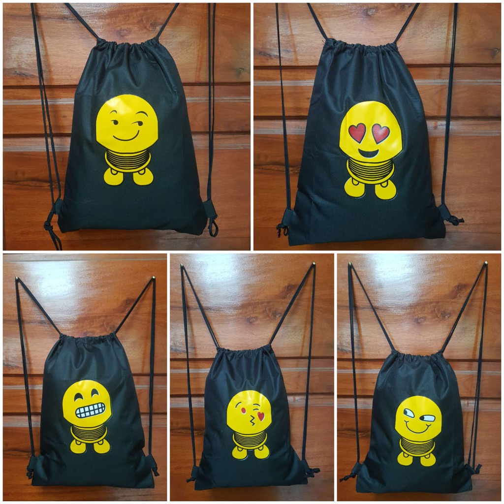 NEW!!!!Sringbag/ Tas Serut Ransel  Motif Wanita Dan Pria