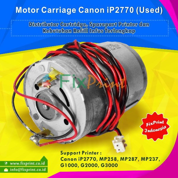 Dinamo Motor Canon 2770 ip2770 mp258 mp287 mp237 Cabutan  Motor Carriage Murah