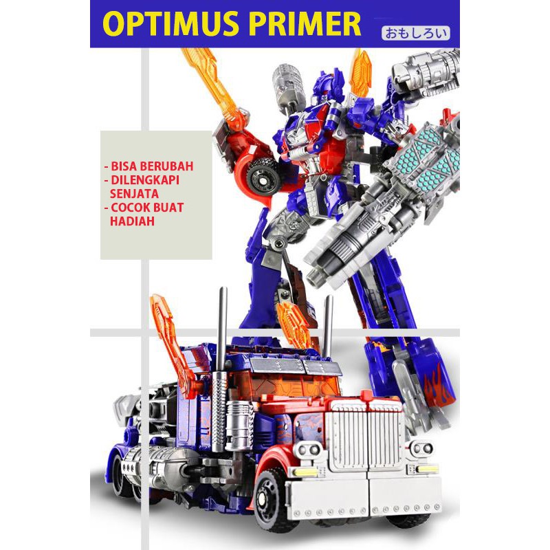 Robot Transformer Optimus Primer &amp; Bumbblebee mainan anak Figur