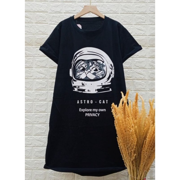 Dress Kaos Kartun / mini dress lucu / dress kartun/ dress murah /daster kekinian/ daster murah/ best