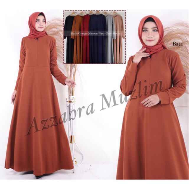 MILANO Umbrella - Gamis Polos Wafle Milano Premium KLOK Payung Busui / R.9 - 035-4590