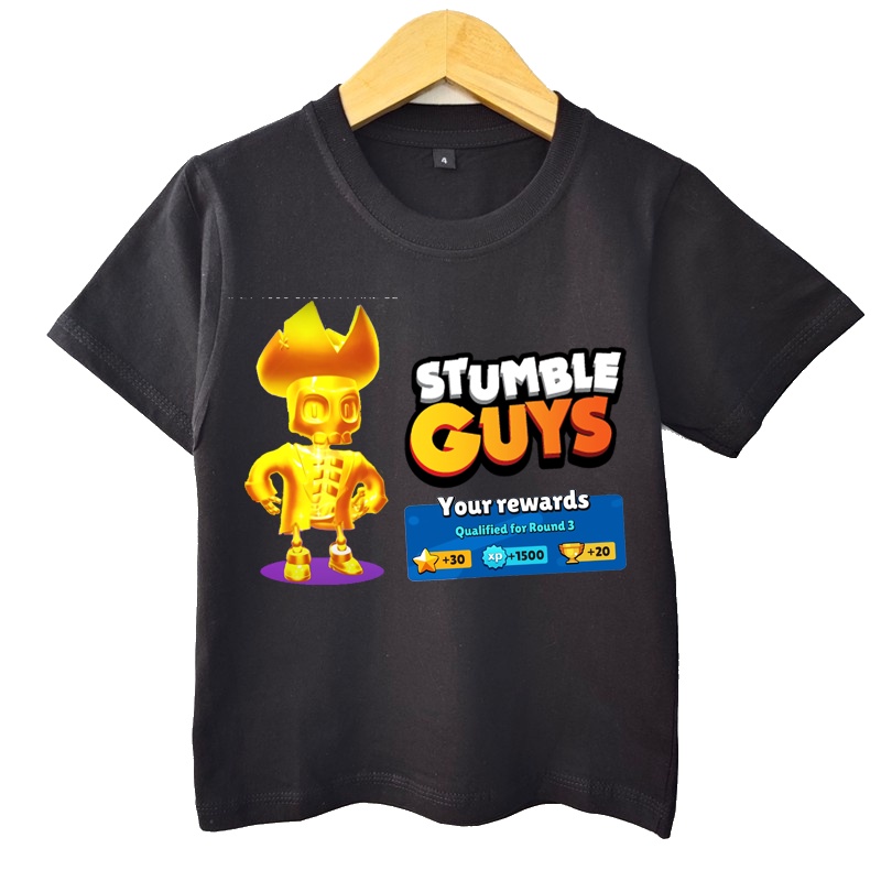 KAOS ANAK LAKI LAKI &amp; PEREMPUAN STUMBLE GUYS 4 WARNA