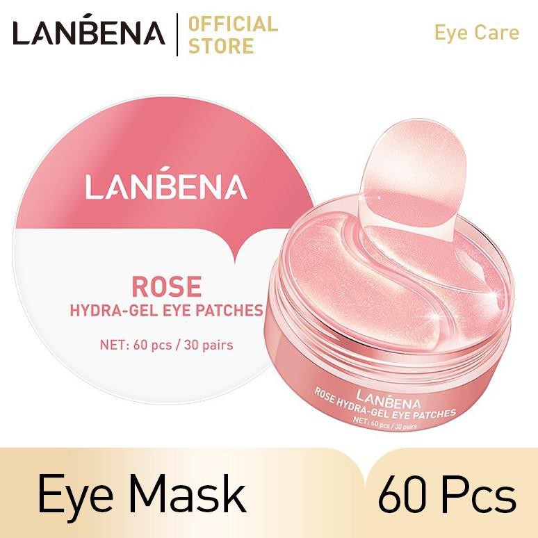 LANBENA Eye Mask Rose Hydra Gel Eye Patches Lady Collagen Moisturizing Eye