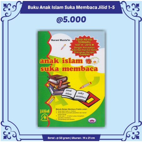 Promo Buku Anak Buku Anak Islam Suka Membaca per jilid