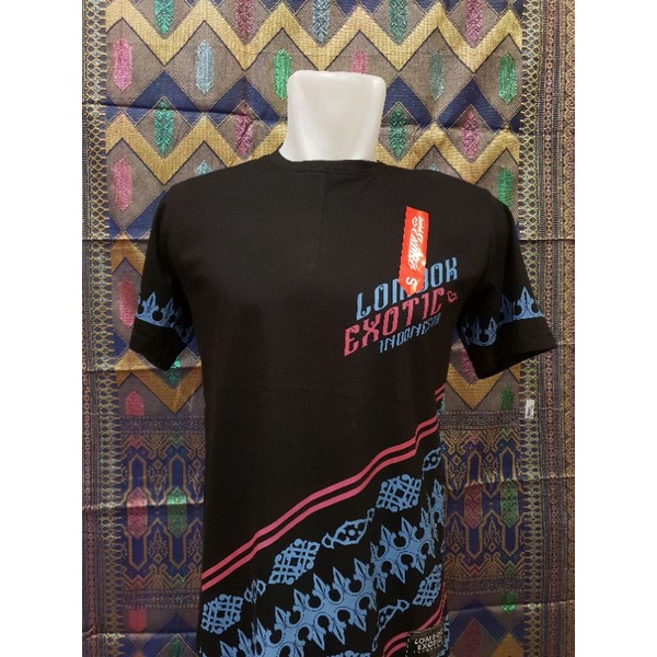 Kaos Lombok Exotic - Hitam