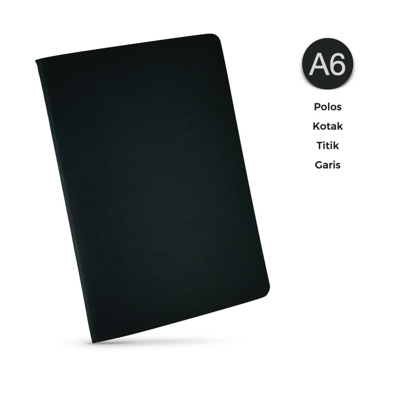 

BUKU A6 JILID JAHIT ISI POLOS GARIS GRID DOT NOTEBOOK ESTETIK SIMPEL BISA CUSTOM
