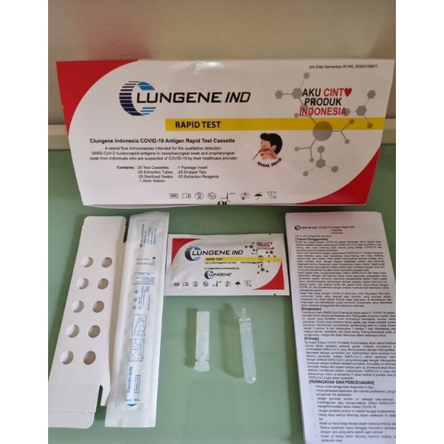 swab test lungene merah putih IND kemenkes AKD