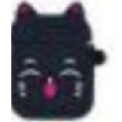 Case Airpods 2 Karakter Lucu Casing Gen 1 Inpods 12 i12 Silikon Hitam Polos 3D Boba Minnie Silicone-Smile Cat Black