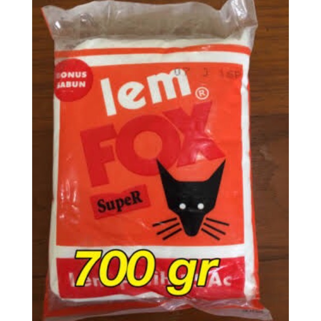 

LEM FOX MERAH 700 GRAM / 700gram gluebahan slime murah grosir