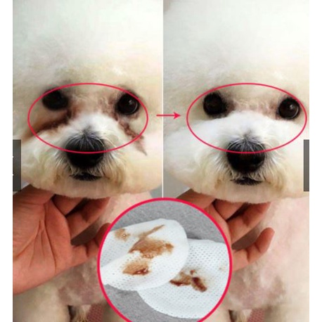 Volk Pets Pet Eye &amp; Ear Wipes Aloe Vera/ Tissue Pembersih Mata Telinga Anjing Kucing/ Tissue Basah Mata Telinga 150 Pcs