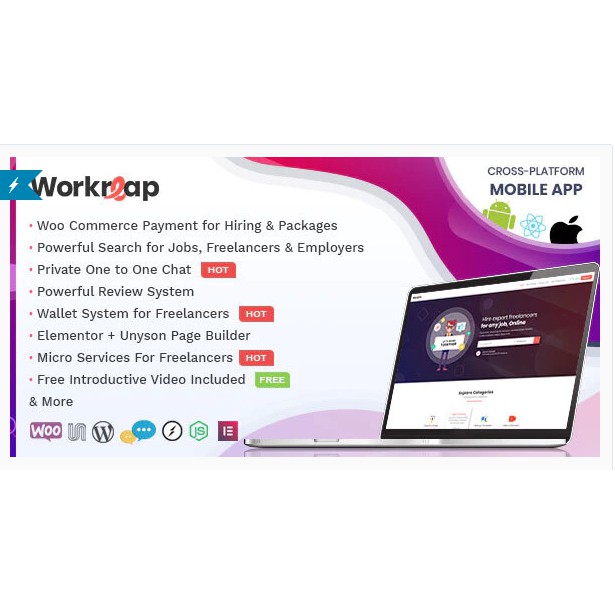 Workreap  Freelance Marketplace WordPress Theme