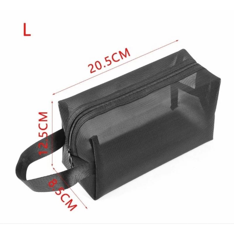 Tas Perlengkapan Mandi, Kantong Rias, Tas Kosmetik, Organizer Perjalanan, Paket Mesh
