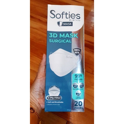 Masker softies kf 94 - warna putih