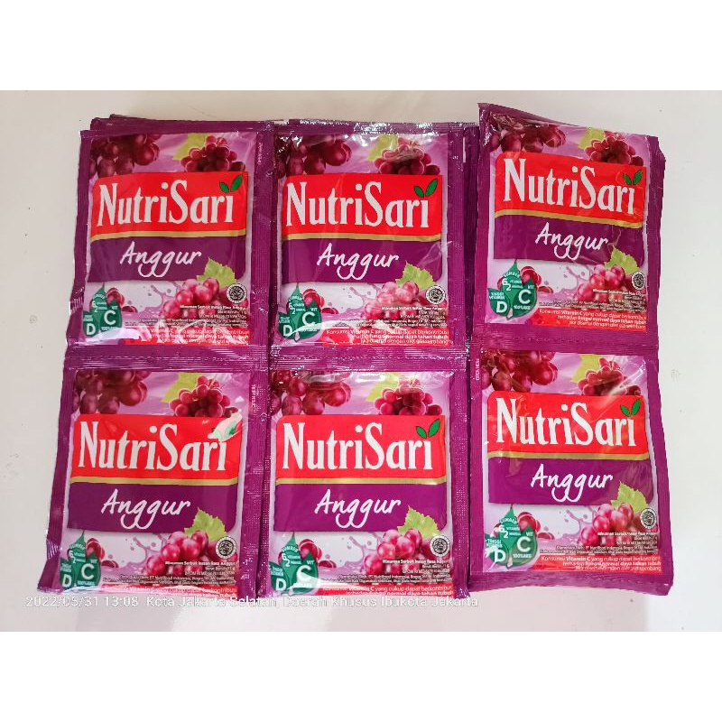 

Nutrisari Anggur 1 renceng isi10