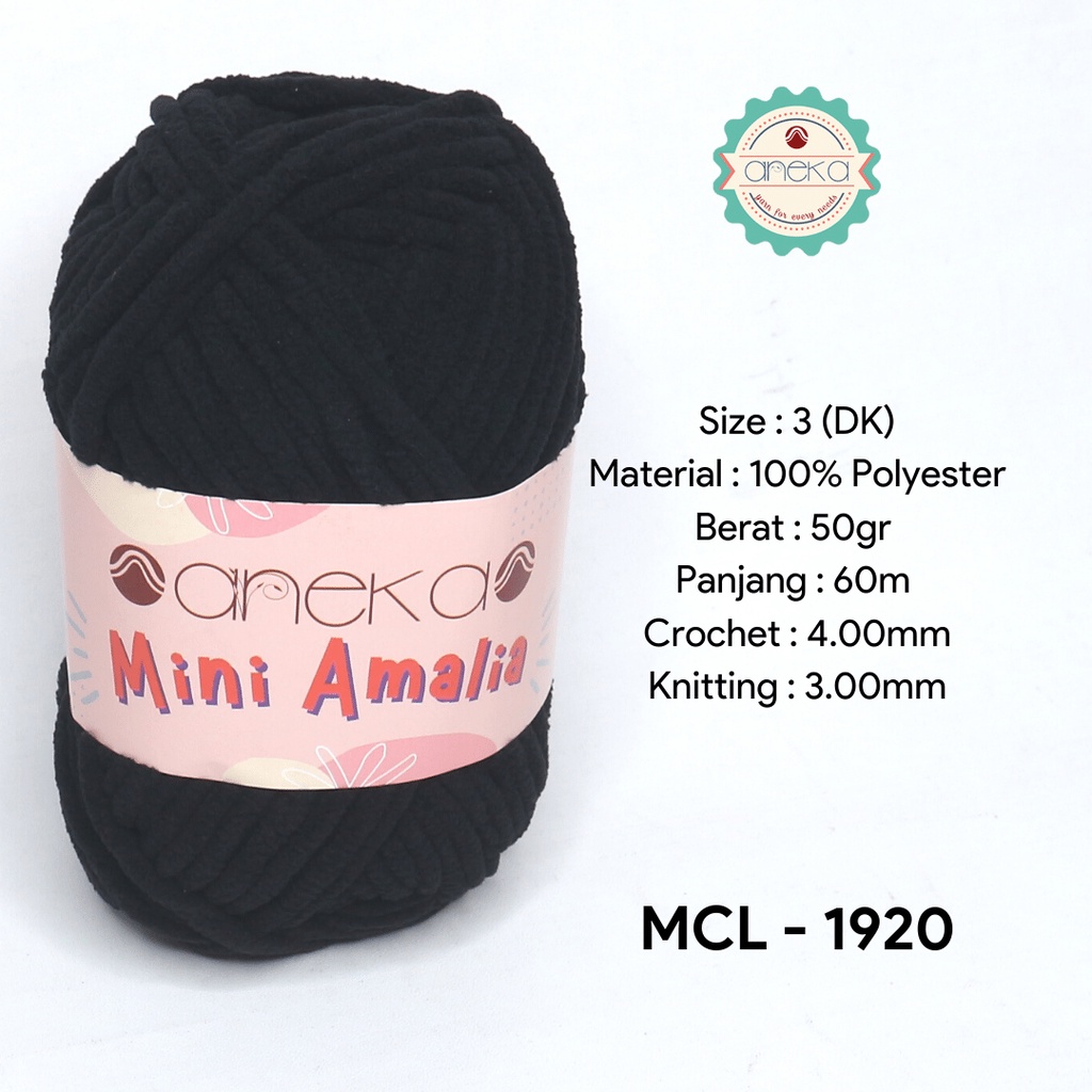 Benang Rajut Mini Amalia / Small Chenille Yarn - 1920