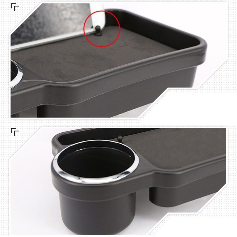 Gro Foldable Headrest Tray Auto Headrest Drink Holder Stand Organizer