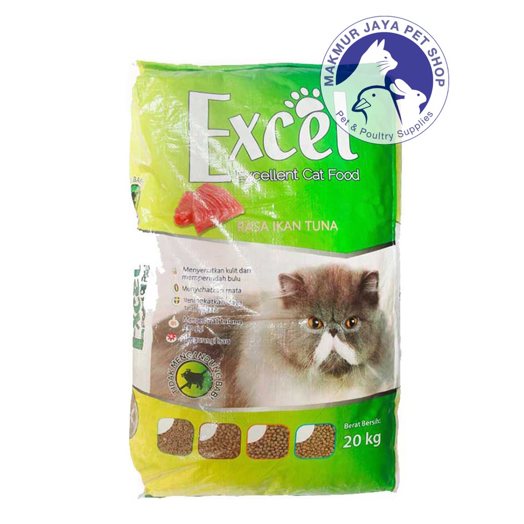 Excel Cat Food Tuna 20 kg / Makanan Kucing 20kg
