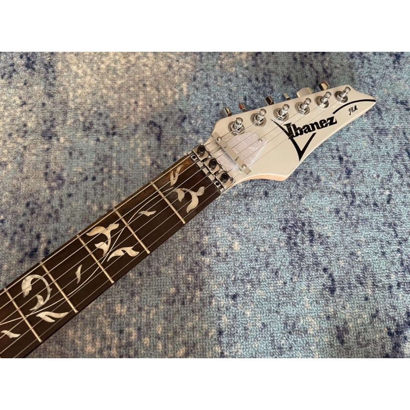 Paket Gitar Ibanez Jem Flower Warna Putih-2