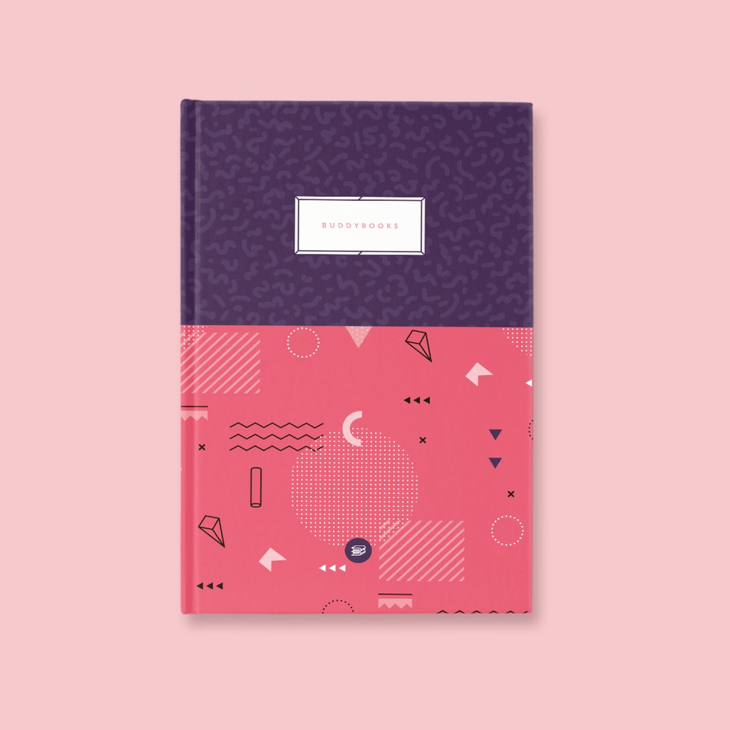 

Notebook Buku Tulis Catatan A5 A6 Hardcover by Buddybooks GEOMETRY 08 Custom Notebook / Planner / Journal