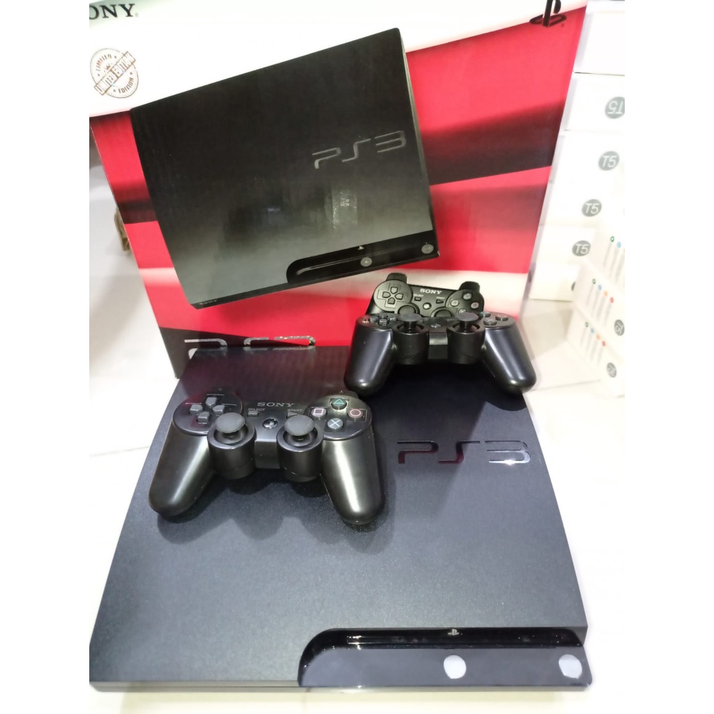 PS 3 SLIM 500GB SECOND + 2 STIK PS 3