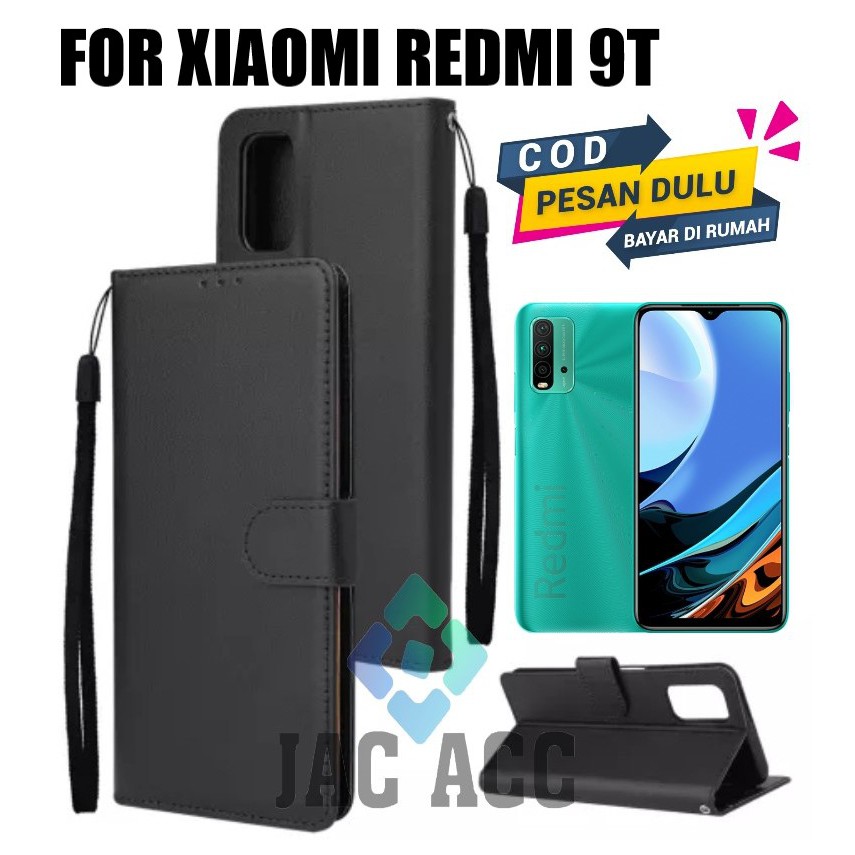 DOMPET HP UNTUK XIAOMI REDMI 9T NEW 2012 LEATHER FLIP WALLET CASE UNTUK XIAOMI REDMI 9T
