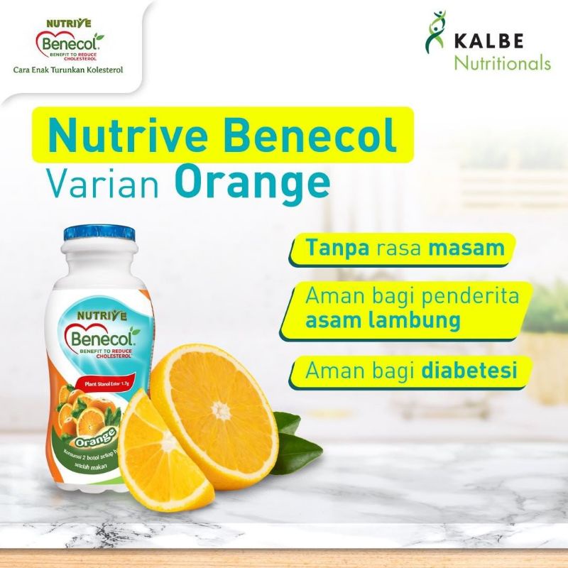 NUTRIVE BENECOL - MINUMAN MENURUNKAN KOLESTEROL - BUANG LEMAK JAHAT