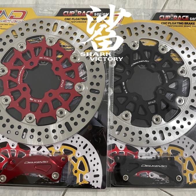 Piringan cakram Disc depan DND DELKEVIC BEAT SCOOPY VARIO 260mm BREKE ---READY---