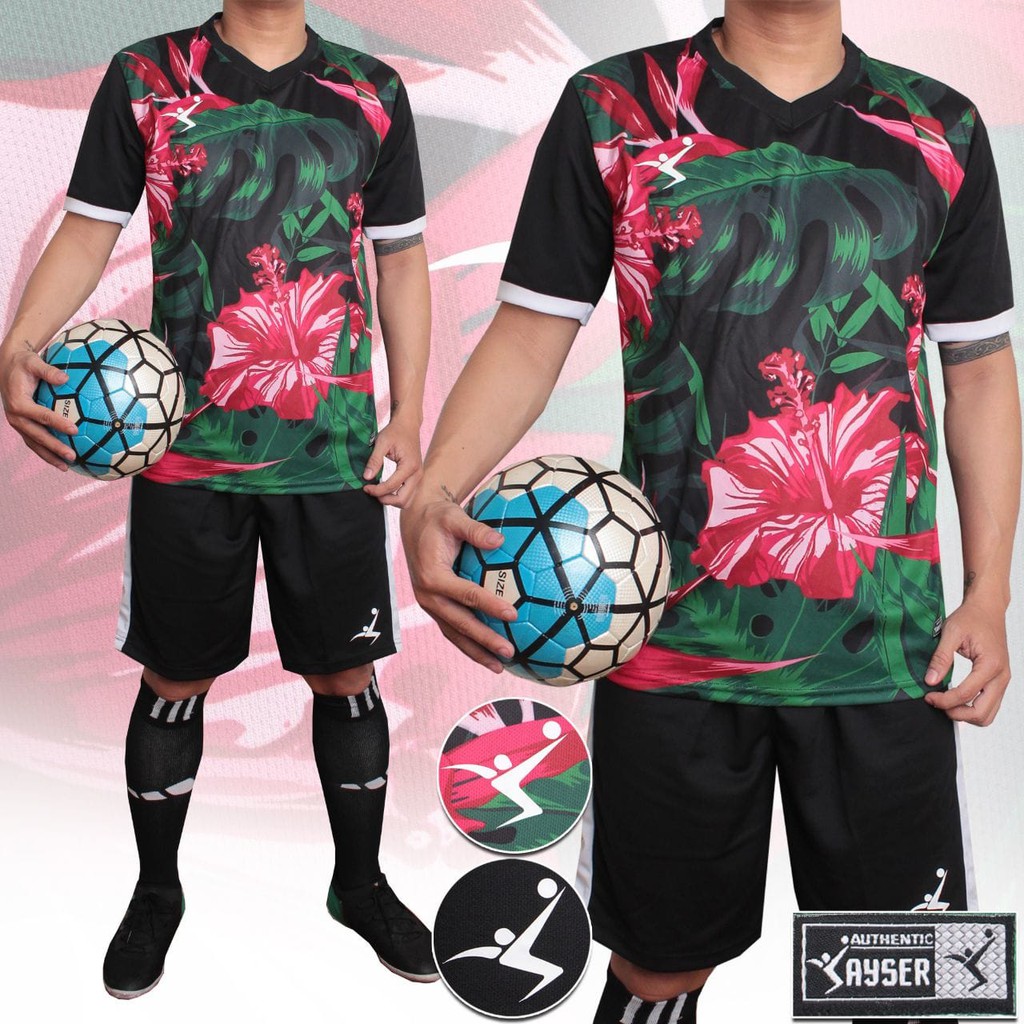 New.. AMAZON baju kaos stelan setelan jersey futsal sepak bola kayser