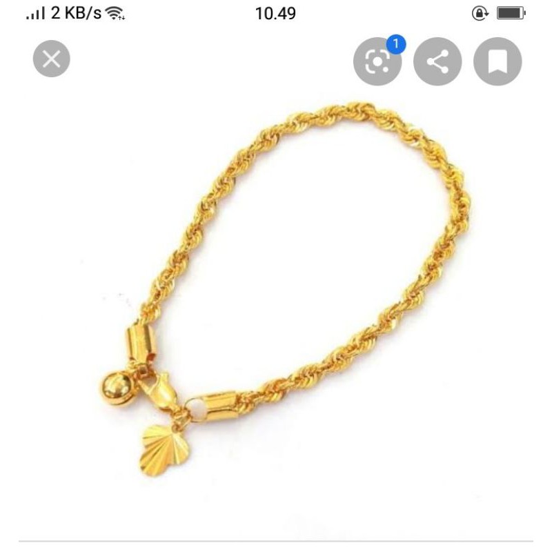 gelang emas asli 5 gram