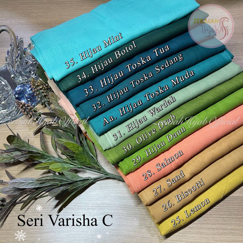 KERUDUNG SEGIEMPAT PARIS POLOS MURAH SERI C - Jilbab Premium Terbaru Fashion - Kerudung Fashion