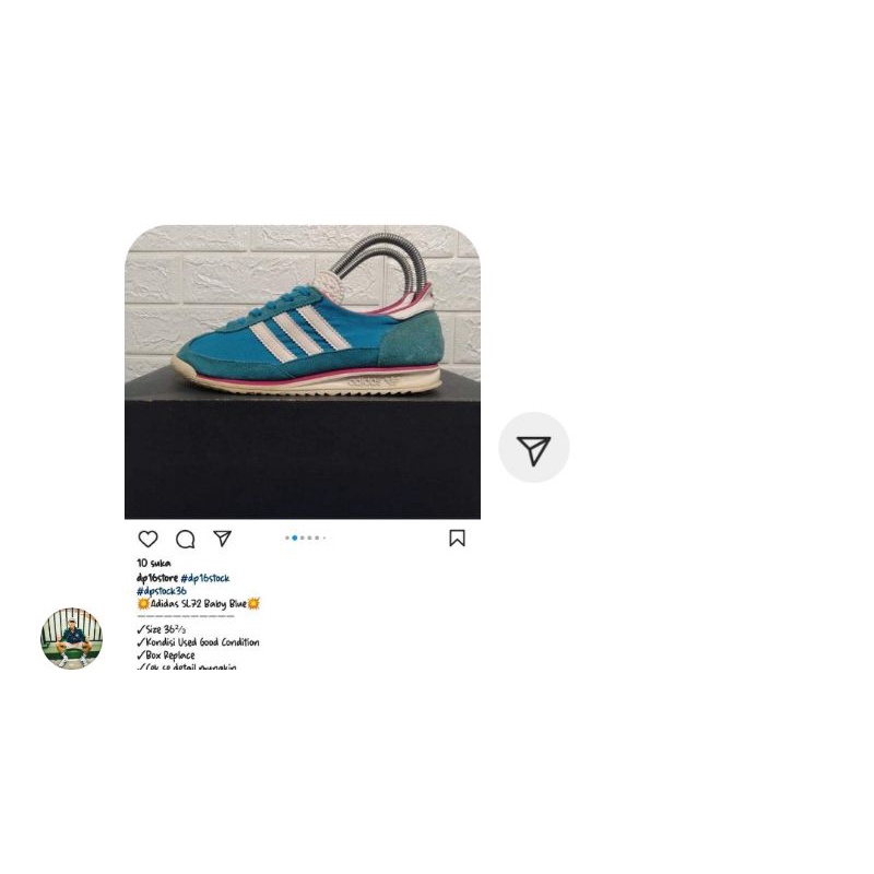 Adidas SL72 Baby blue