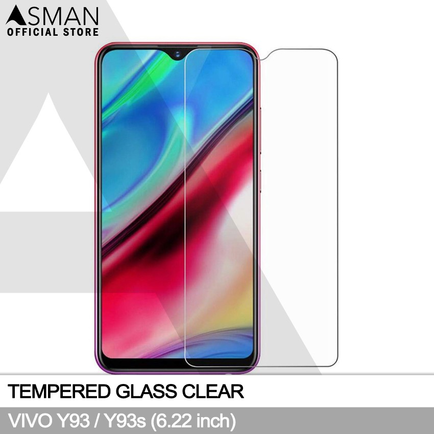 Tempered Glass VIVO Y93 (6.22&quot;) | Anti Gores Pelindung Layar Kaca - Bening