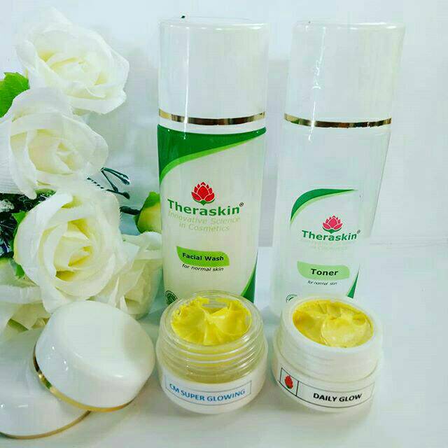 Paket Super Double Glowing Theraskin