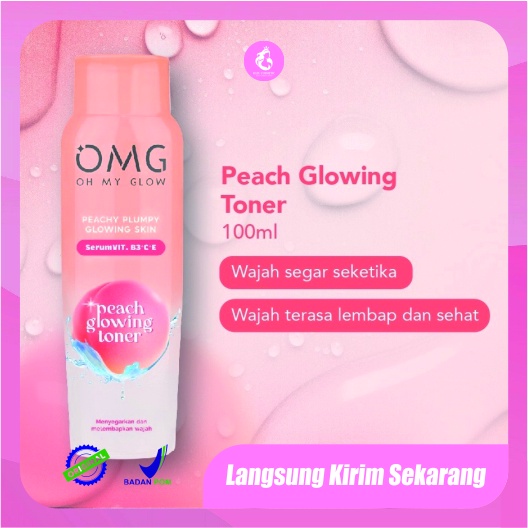 OMG Oh My Glow Peach Glowing Toner 100ml