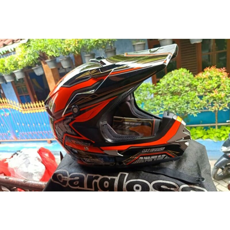 Helm Cross | Helm Trail | Like New | Helm Murah | Cargloss