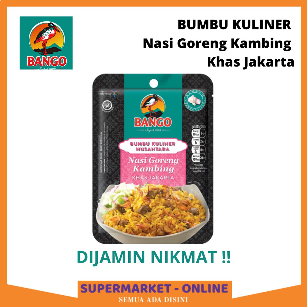 TERLARIS Bango Bumbu Kuliner Nusantara Nasi Goreng Kambing ...