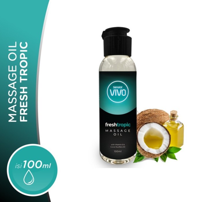 VIVO Massage Oil Fresh Tropic 100ML / Minyak Pijat 100ml