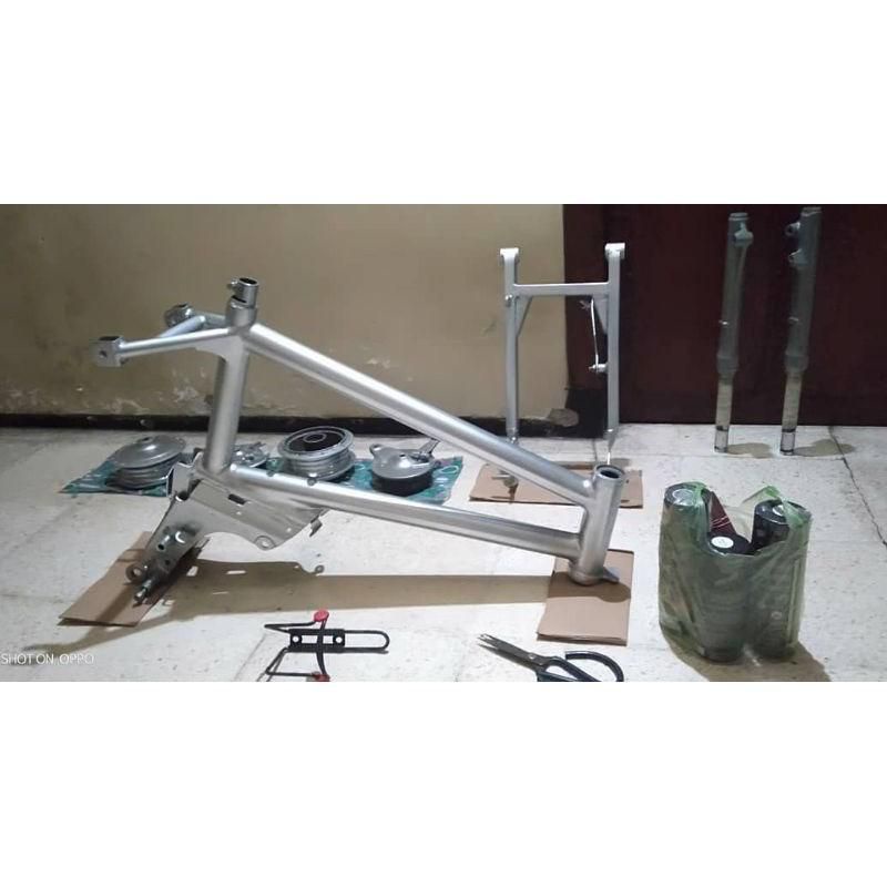 Frame Rangka Double Shock Belakang Motor BMX Cub