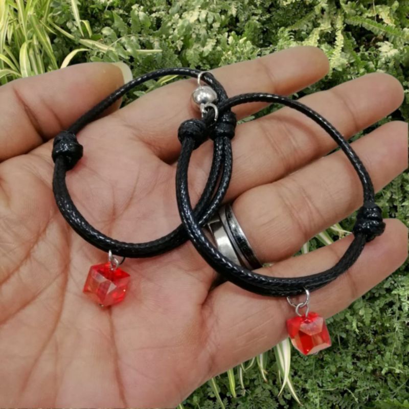 sepasang gelang soulmate anti air water proff//gelang persahabatan