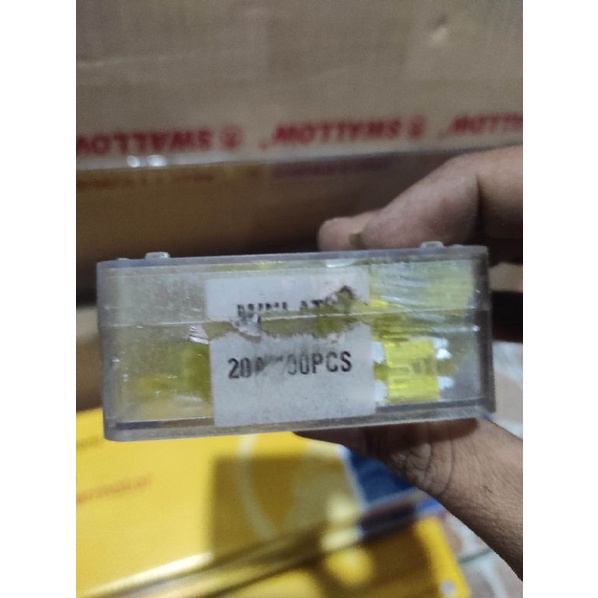 promo!! sikring atc mini 20 ampere isi 100 pcs