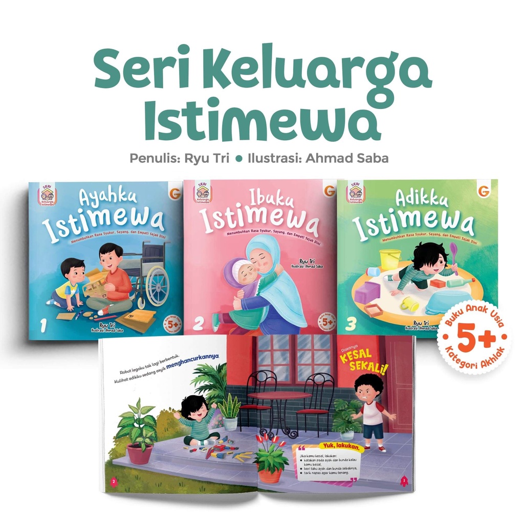 Buku 1 Set Seri Keluarga Istimewa - Gema Insani 100% Original