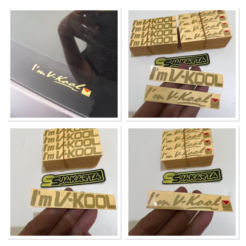 STICKER STIKER IM VKOOL IM V-KOOL CUTTING