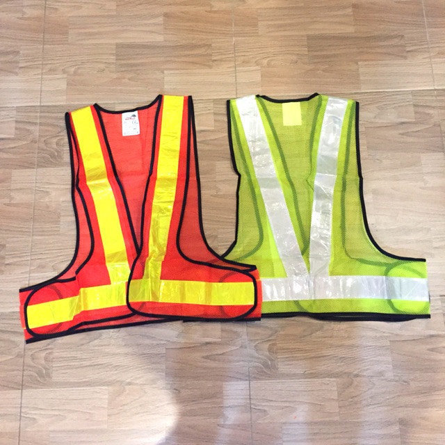 Rompi Jaring Proyek Pengaman Model V Safety Vest Scoth